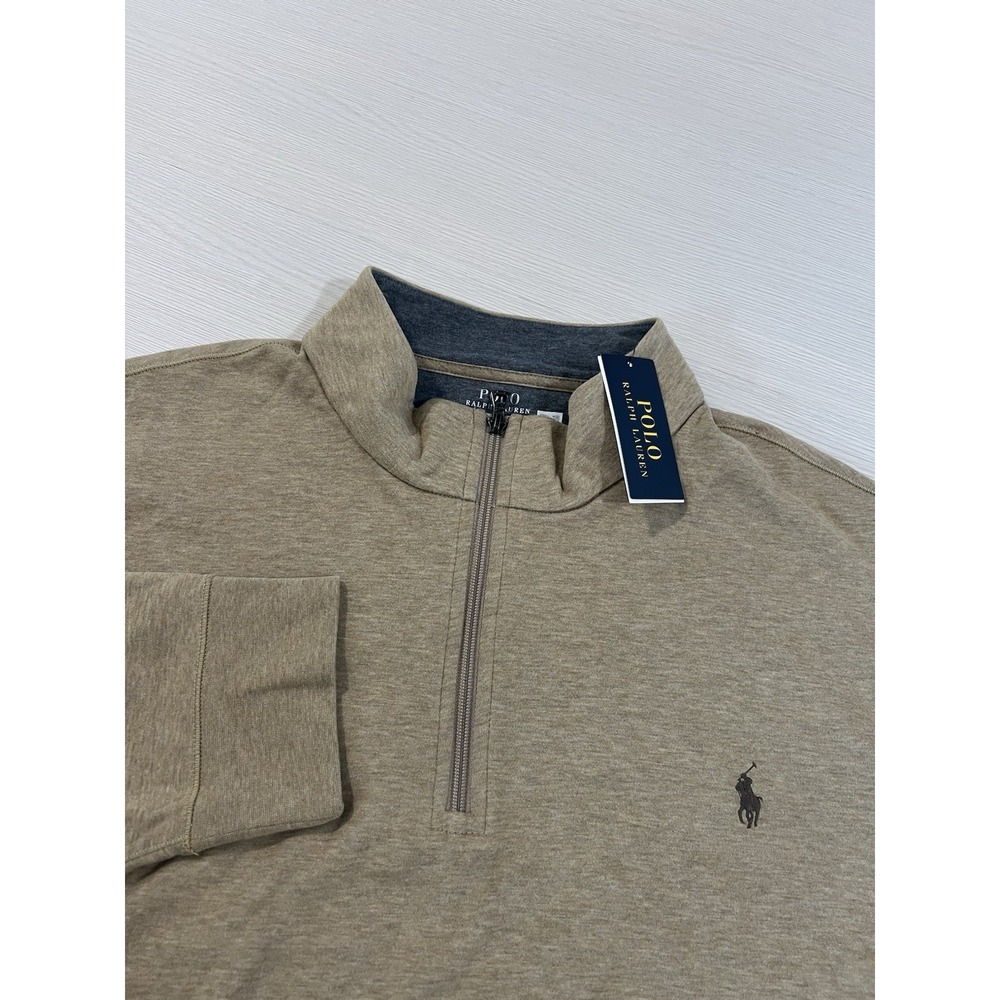 POLO RALPH LAUREN Men's 1/4 Zip Pullover Big & Tall Sweater Sz 3XB NWT‎